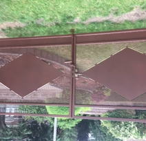 Kleuren van hekwerk