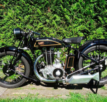 Renovatie en poederlakken oude motor: Gillet Sport 500cc